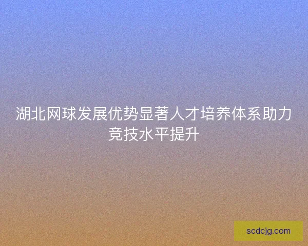 湖北网球发展优势显著人才培养体系助力竞技水平提升 湖北网球发展优势显著人才培养体系助力竞技水平提升